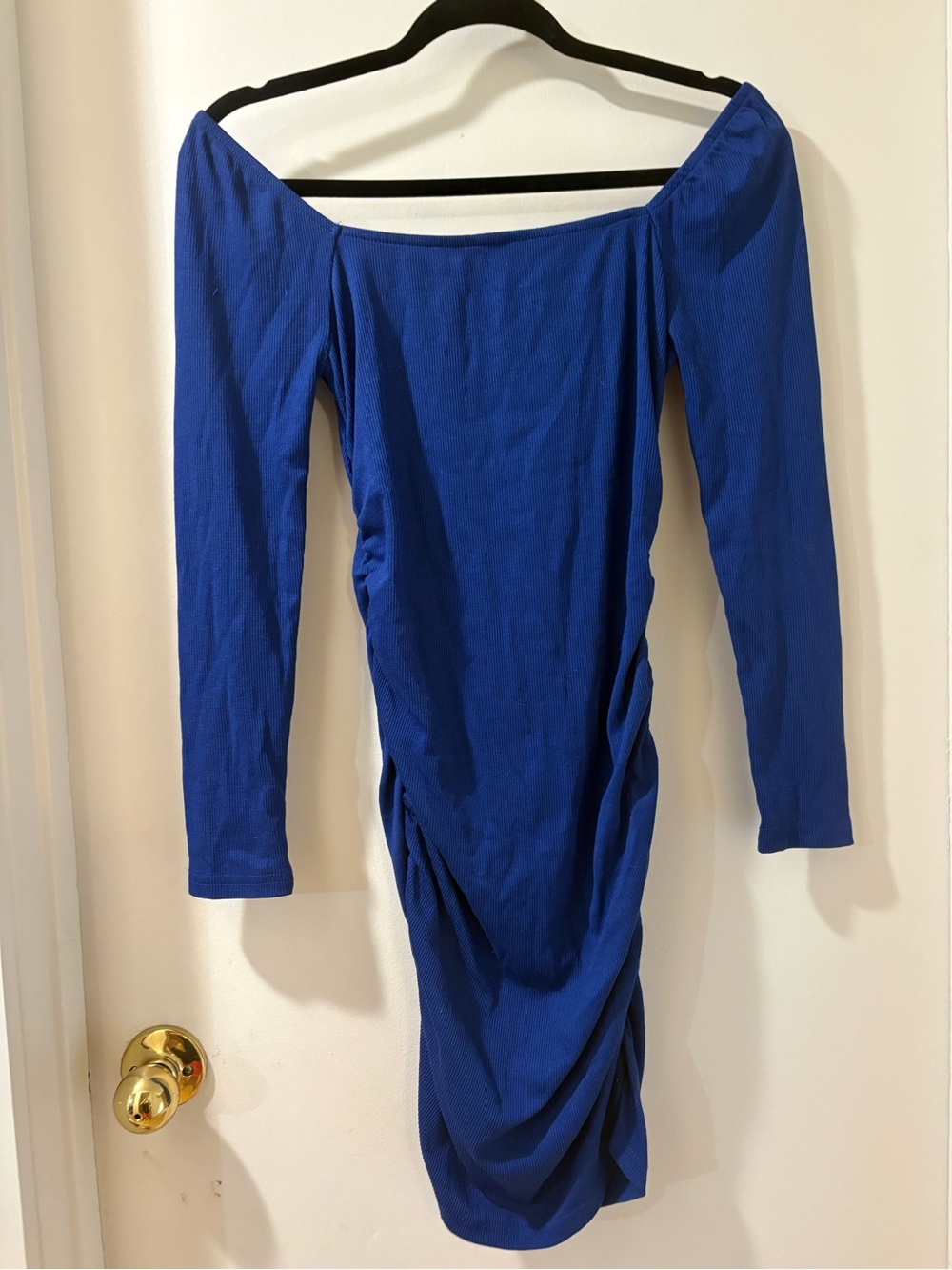 SHEIN.  13Y Off-Shoulder Royal Blue Women’s Dress